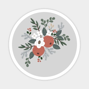 Christmas Bouquet Magnet